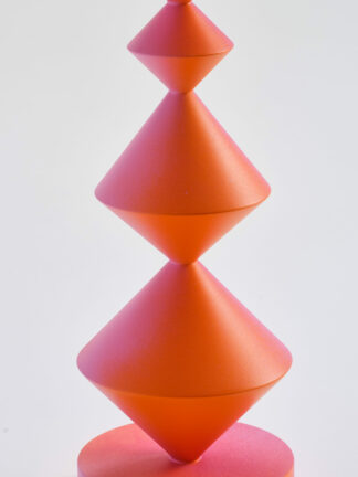Totem Hourglass: Big Gradient Orange-Pink