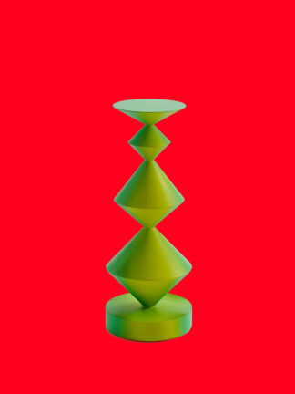 Totem Hourglass: Big Gradient Lime&Green