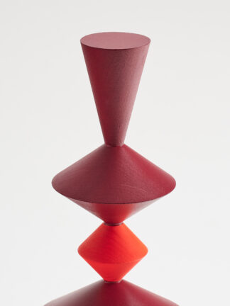 Totem Rhomb: Burgund + Neon Orange [25 cm]