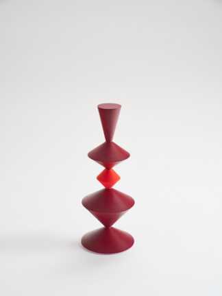 Totem Rhomb: Burgund + Neon Orange [25 cm]
